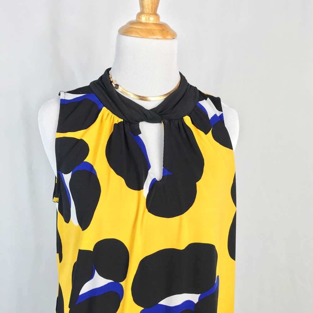 {Worthington} slit neck tank sleeveless blouse